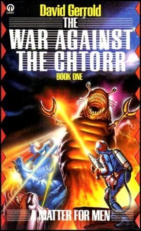 Alternate book cover showing an astronaut firing a handheld laser gun at a giant bug