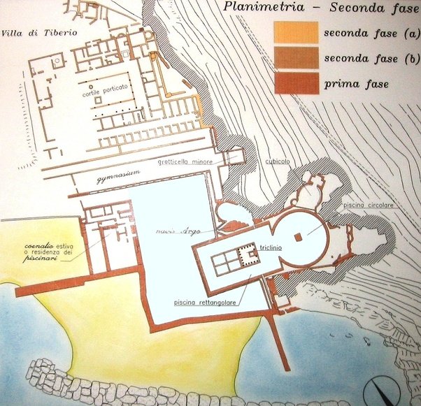 Villa of Tiberius layout